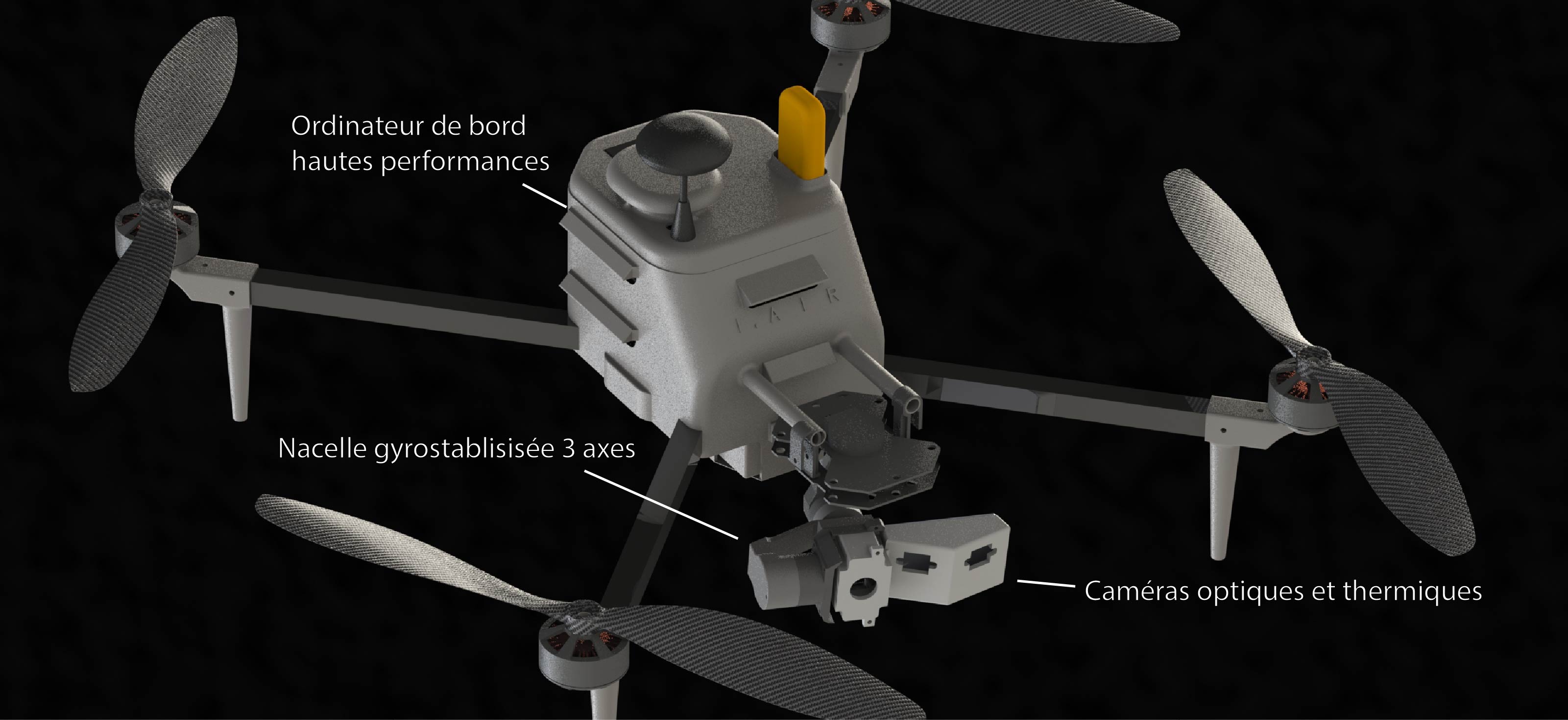 Q_69, une machine polyvalente embarquant tout le matériel nécessaire pour la recherche en environnement hostile.